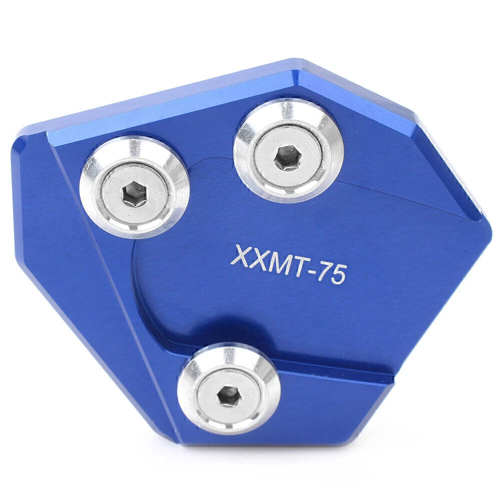 Side Kickstand Extension Plate Pad for Yamaha Smax155 (2013–2015) Blue