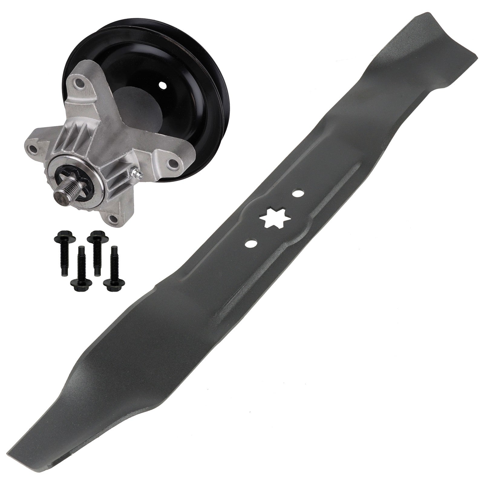 Spindle Assembly with Pulley and Blade for Toro LX420 LX425 (2006–2019)