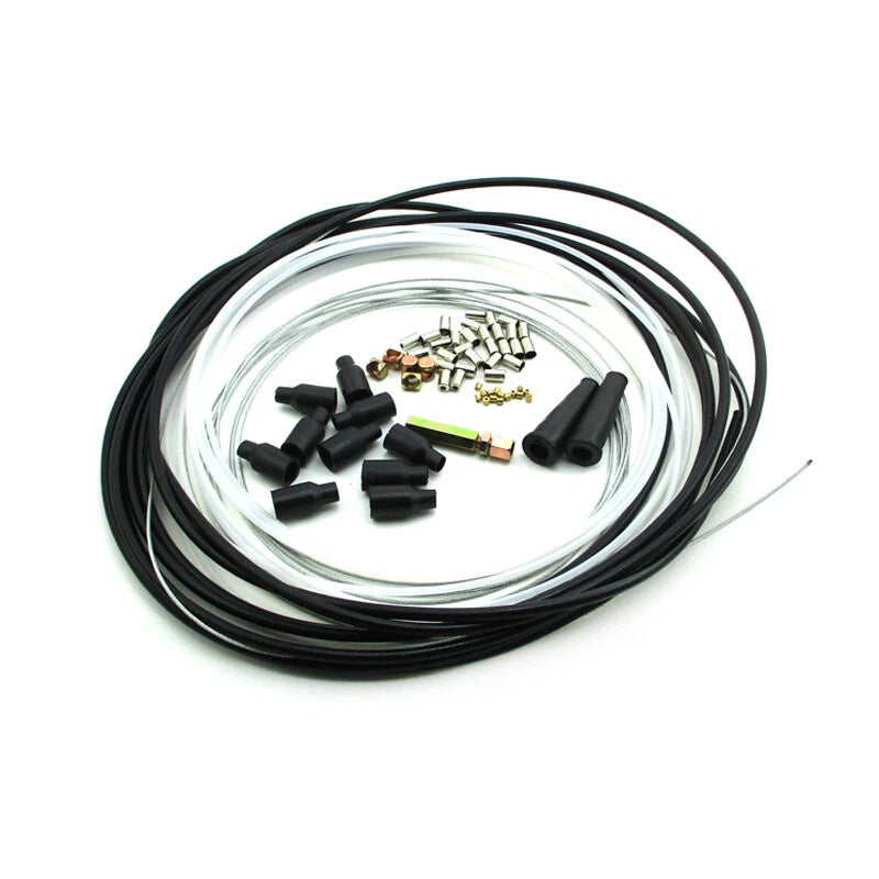Throttle Cable Kit with Nipples & Ferrules for ATV Quad Motorcycle (5 Metres)