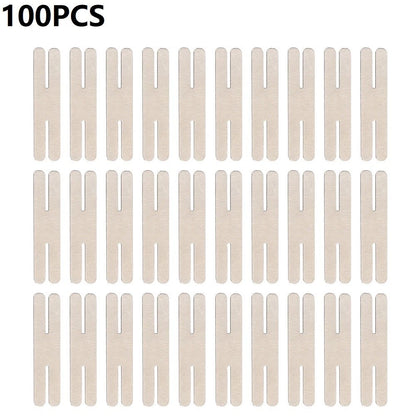 100pcs H Type Nickel Plated Steel Strap Strip Sheets for Battery Pack
