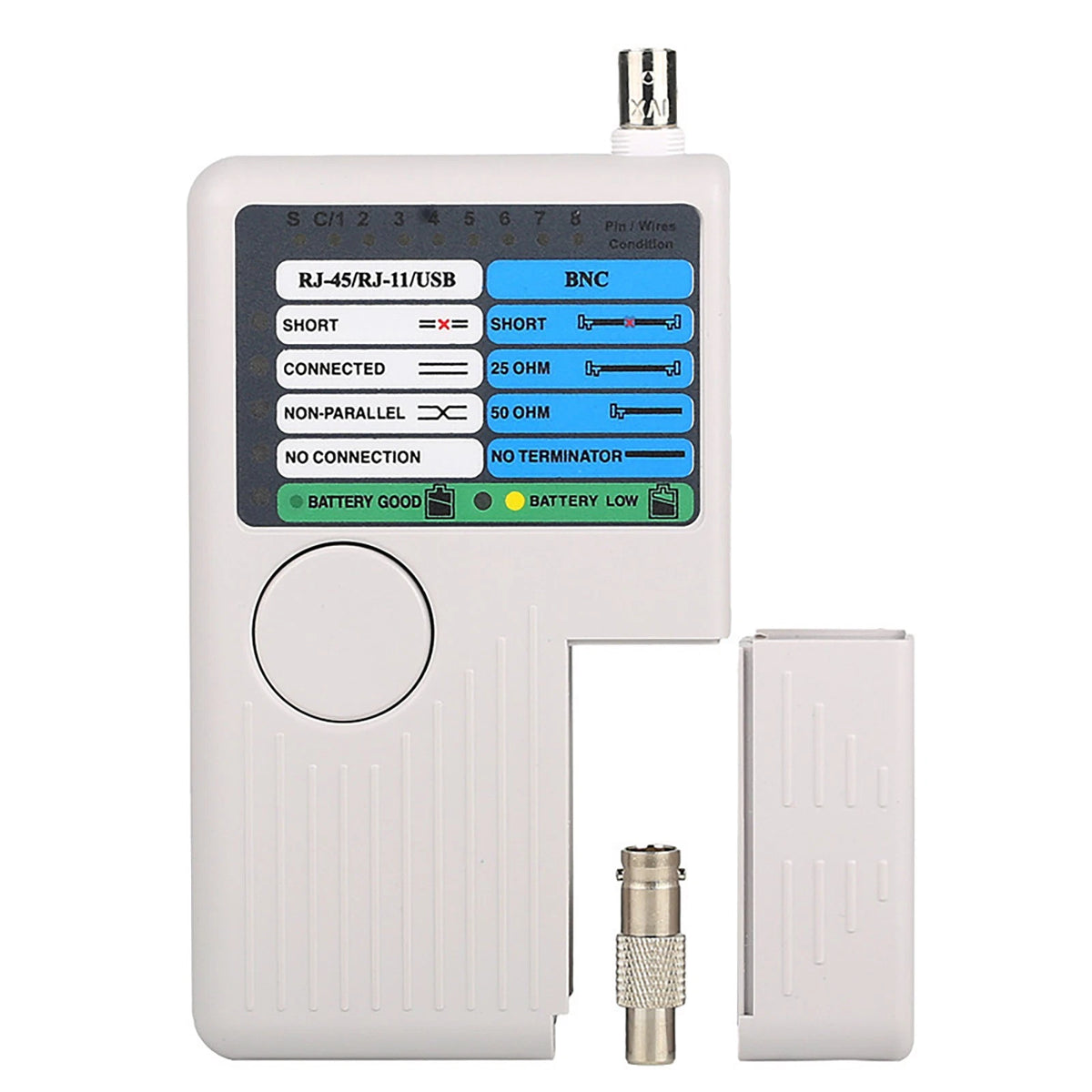 4-in-1 Network Cable Tester for RJ45/RJ11/USB/BNC (No Year Range)