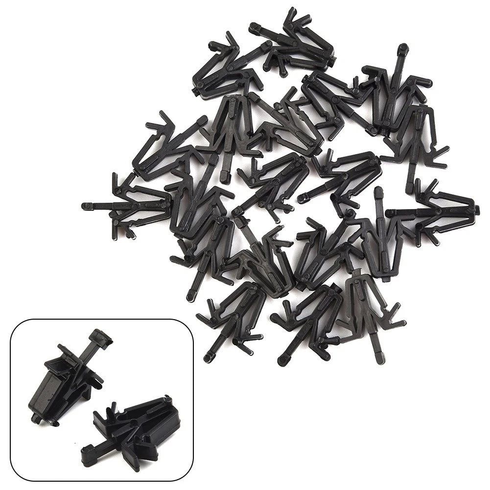 20pcs Clips Black Plastic Retainer for (90467-12040)