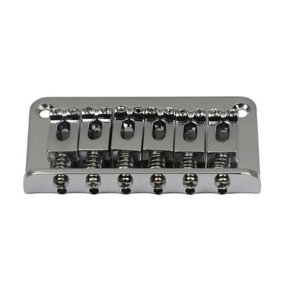 Adjustable Saddle Metal Fixed Guitar Bridge for 6-String Electric Guitar