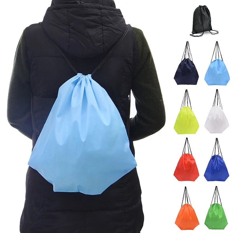 Drawstring Storage Bag for Gym Travel (33x43cm)