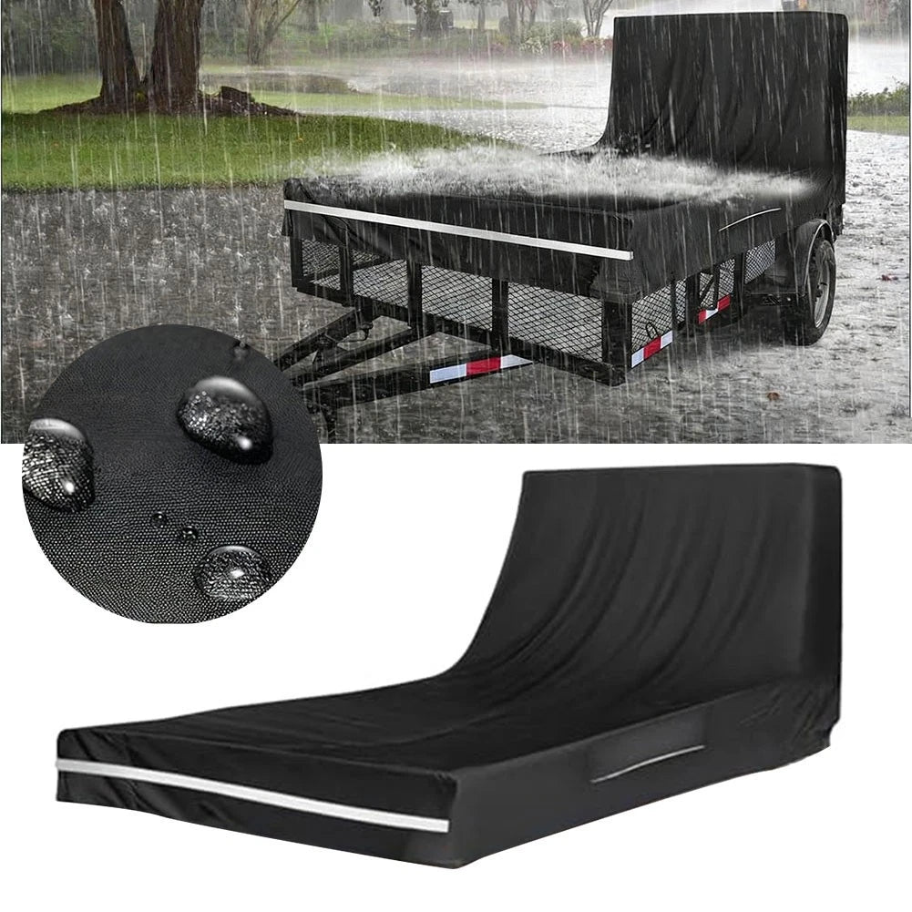 Rear Ramp Accessory Cover for Tipper Trailer (PVC-backed, Reinforced Stitching)
