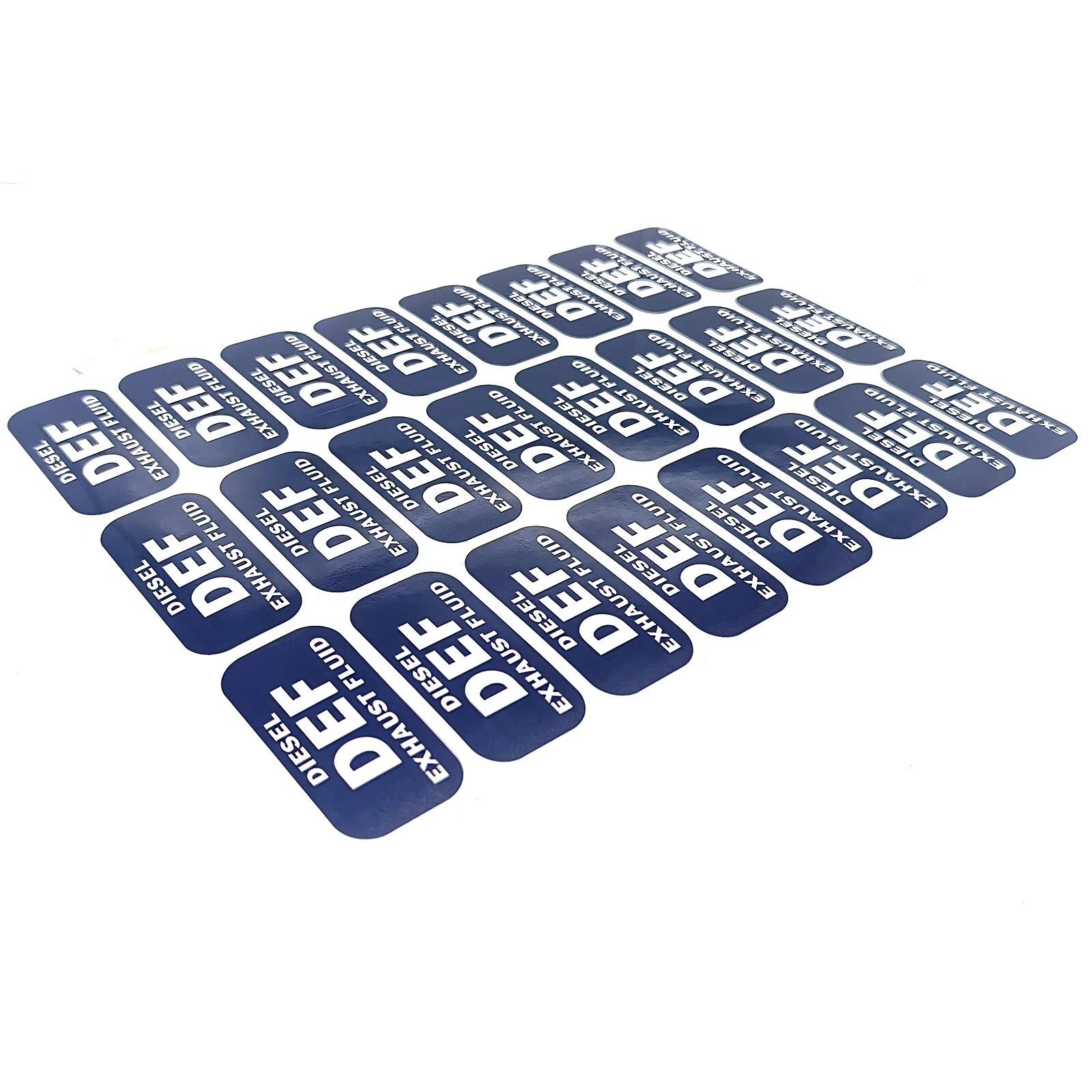 1"x2" Diesel DEF Exhaust Fluid Vinyl Decals for Turbo Vehicles
