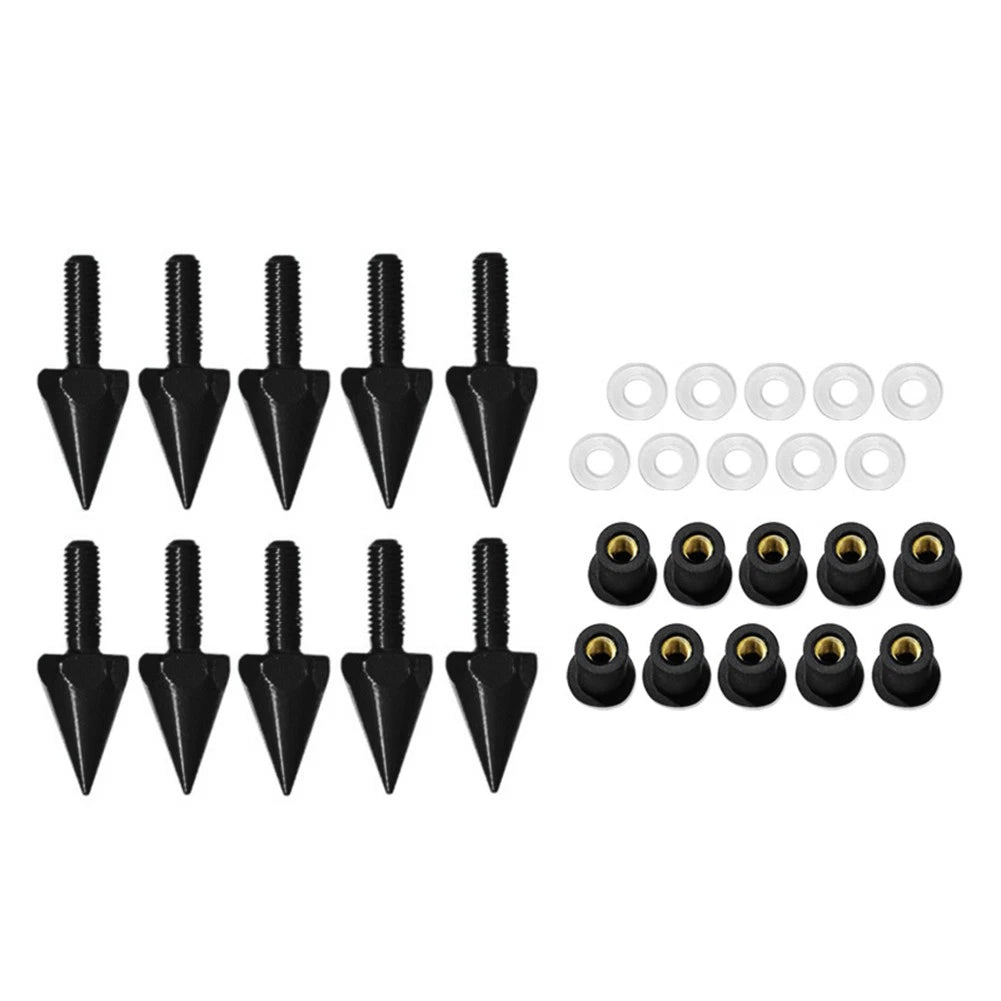 10Pcs Windshield Screws for Motorcycle (5MM)