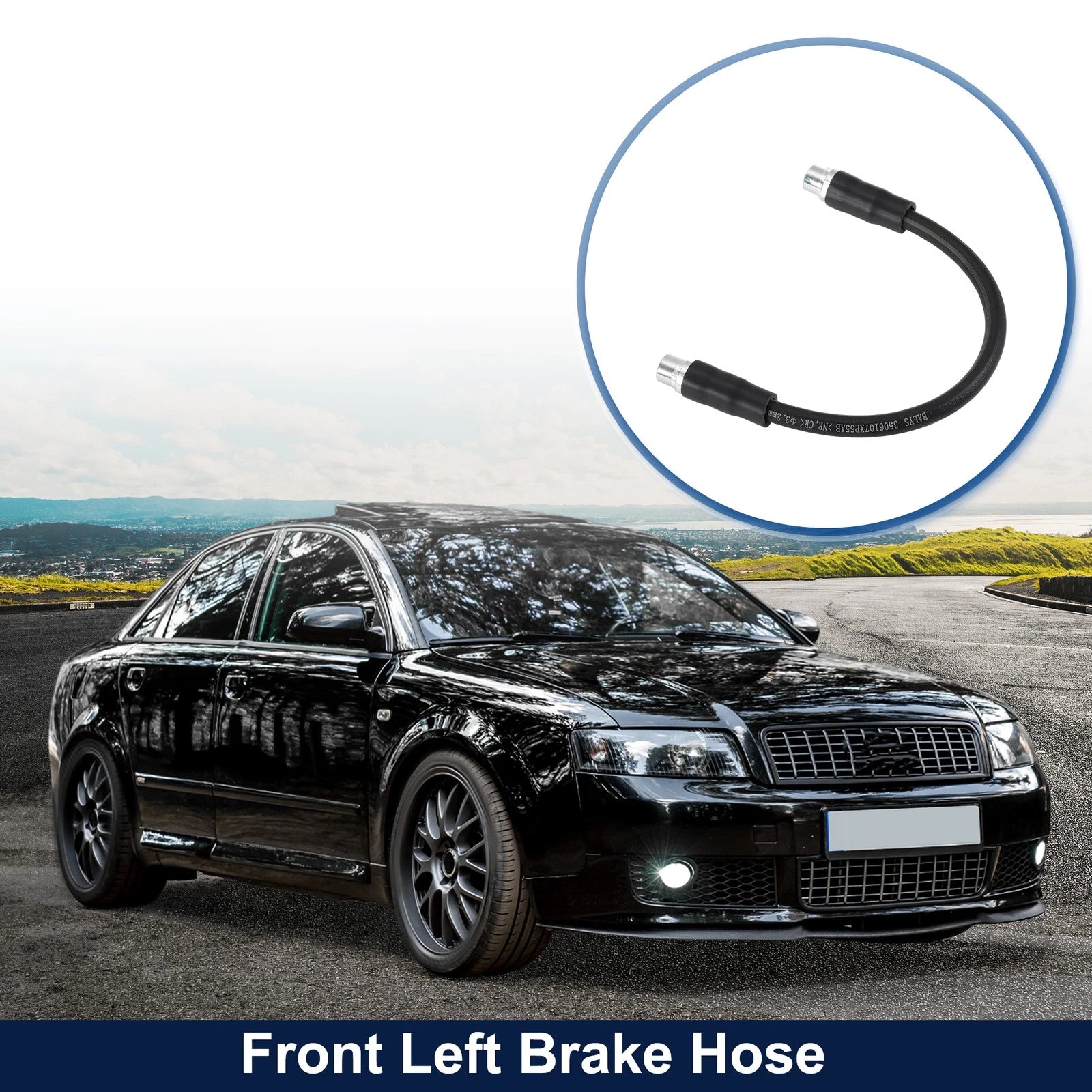 Front Left Brake Hose for Audi A4 (1996–2002) Brake Hydraulic Hose