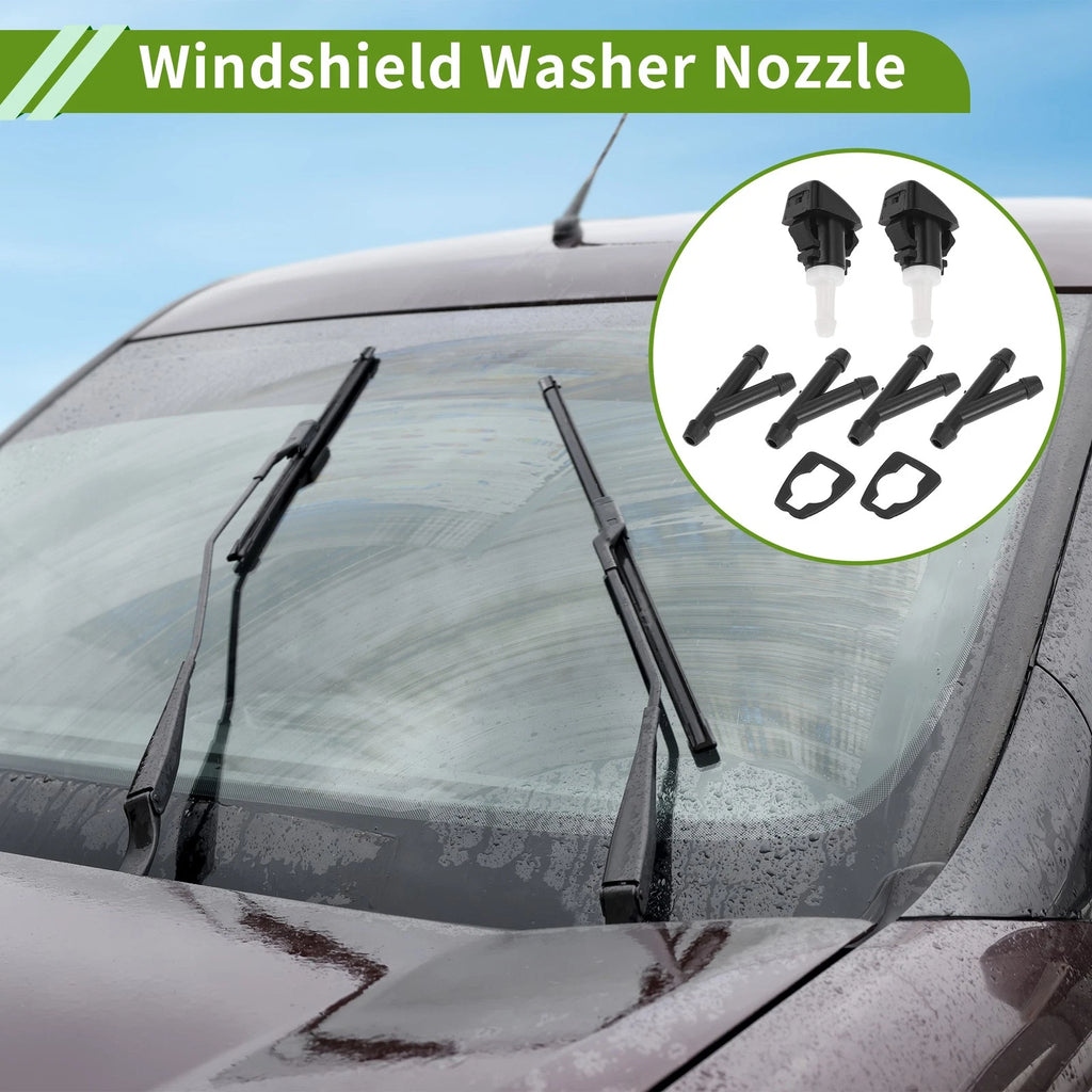 Windshield Washer Nozzle with Hose Connector for Mitsubishi