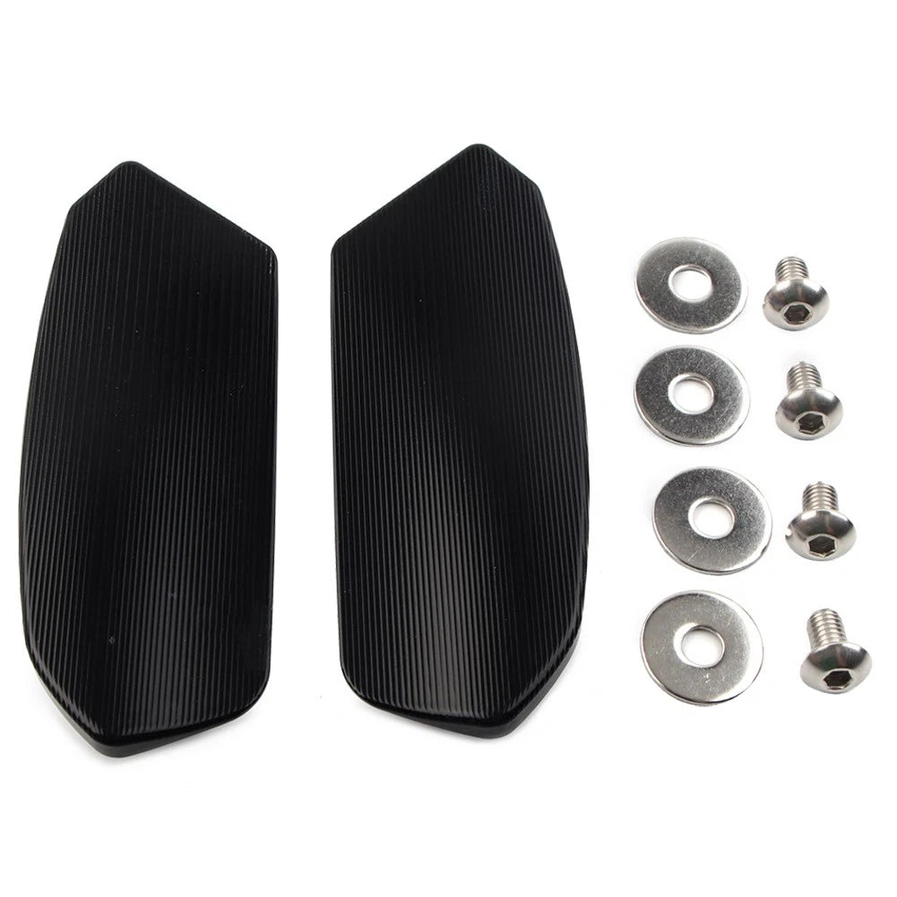 Rear View Mirror Block Plates for Suzuki GSXR 1000 (2017–2022) Black