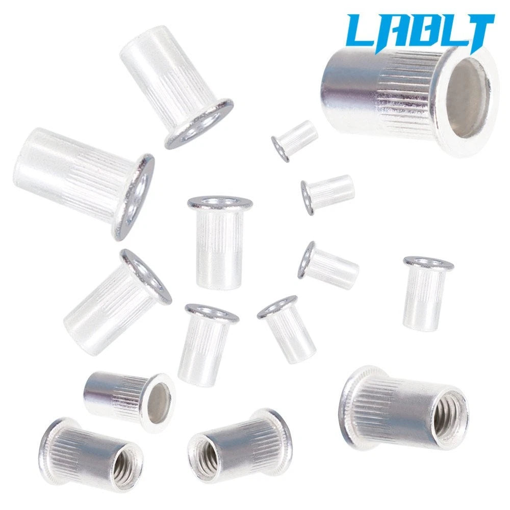 150pcs Aluminum Rivet Nut Kit for Metric & SAE Applications