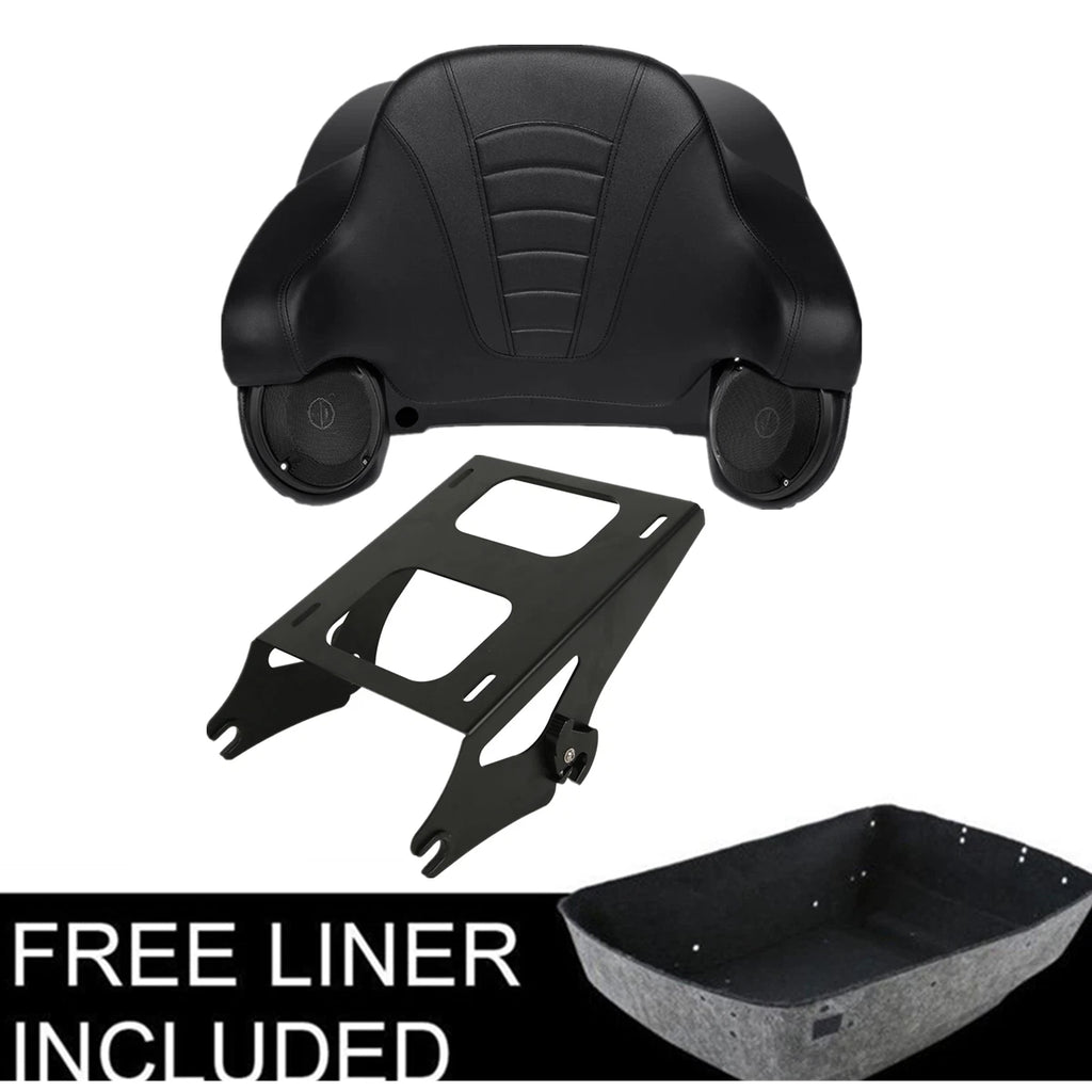 Trunk Speakers Mount Rack Pad for Harley Touring (2014–2023)