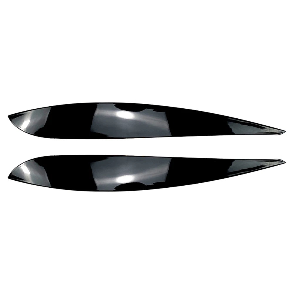 Headlight Eyebrow Eyelid Molding Trim for VW Polo 9N (2005–2009) Black