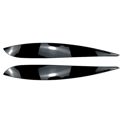 Headlight Eyebrow Eyelid Molding Trim for VW Polo 9N (2005–2009) Black