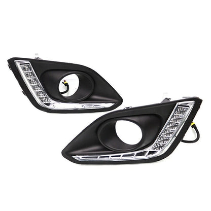 2pcs White LED Daytime Running Lights DRL for Suzuki Swift (2014–2016)