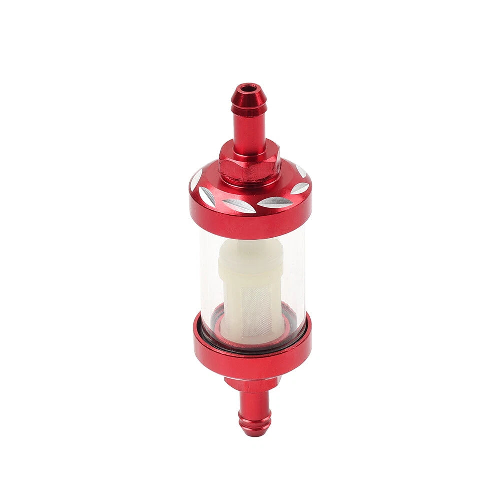 8MM Inline Reusable Motorcycle Gas Fuel Filter for Universal Models