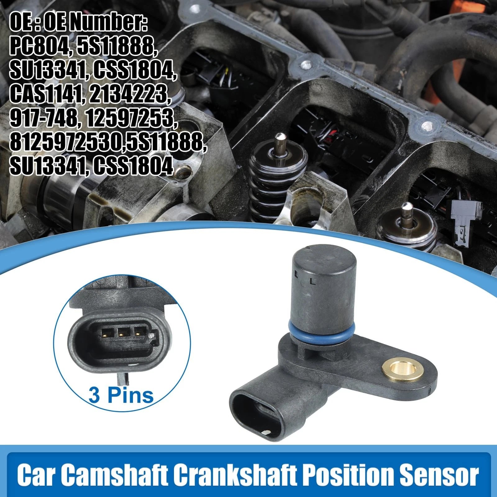Crankshaft Camshaft Position Sensor Replacement for Chevy GMC (2015–2019)