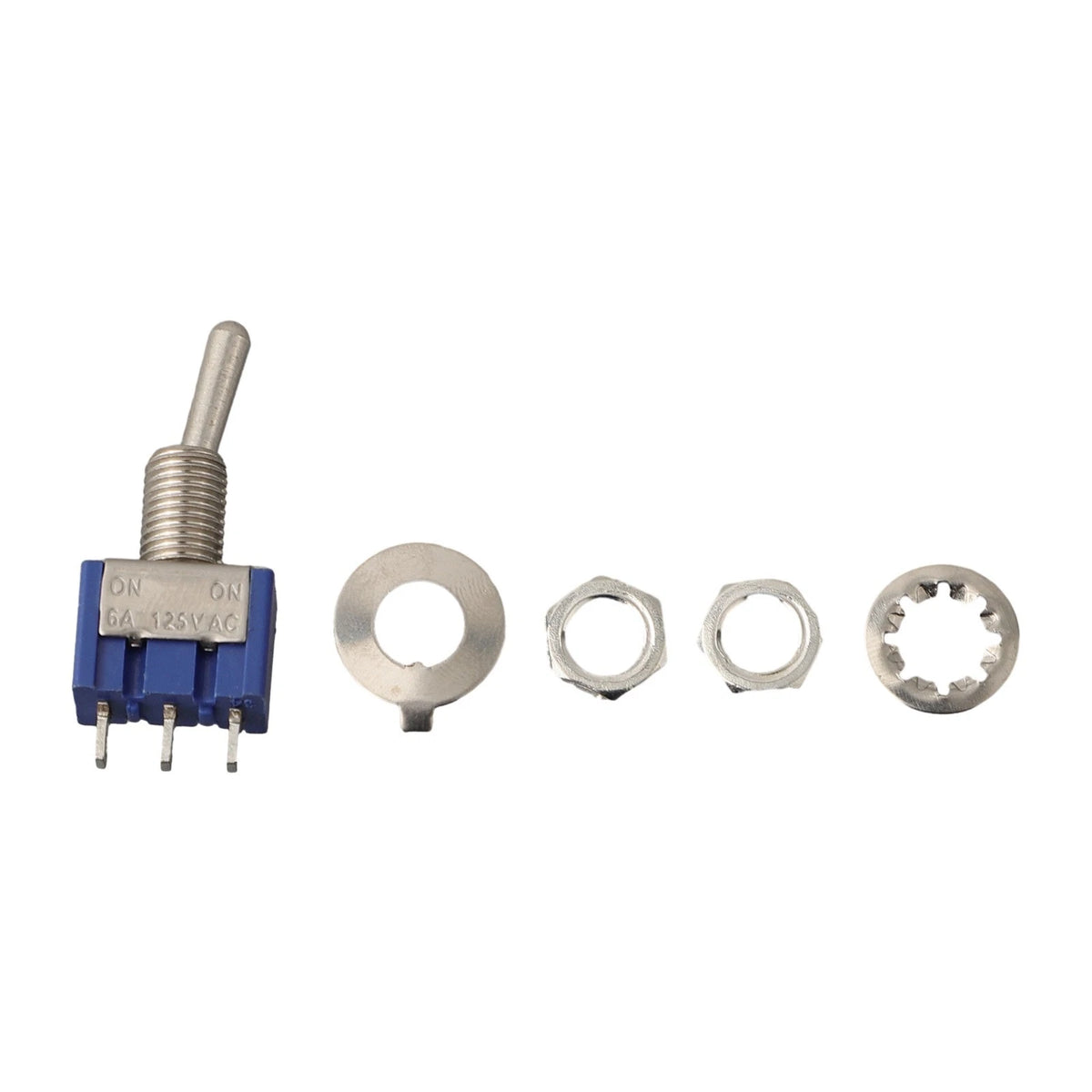 2X ON-ON 3 Pin Electric Guitar Toggle Switch for Mini Guitar Replacement