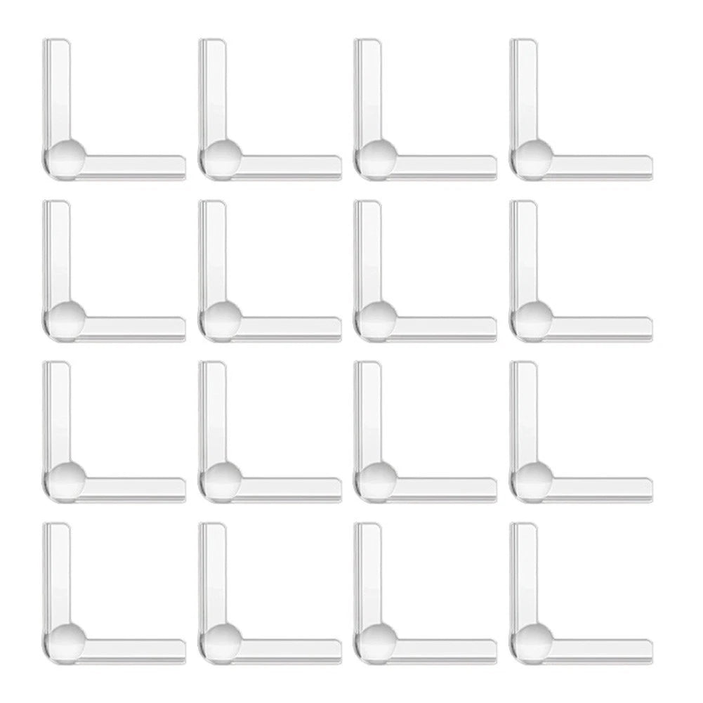16 PCS Corner Protectors Silicone Pads for Tables Cabinets