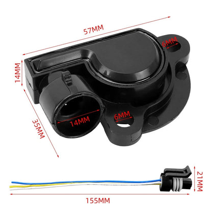 Throttle Position Sensor with Tail Harness for Buick Cadillac Chevrolet (2000–2005)