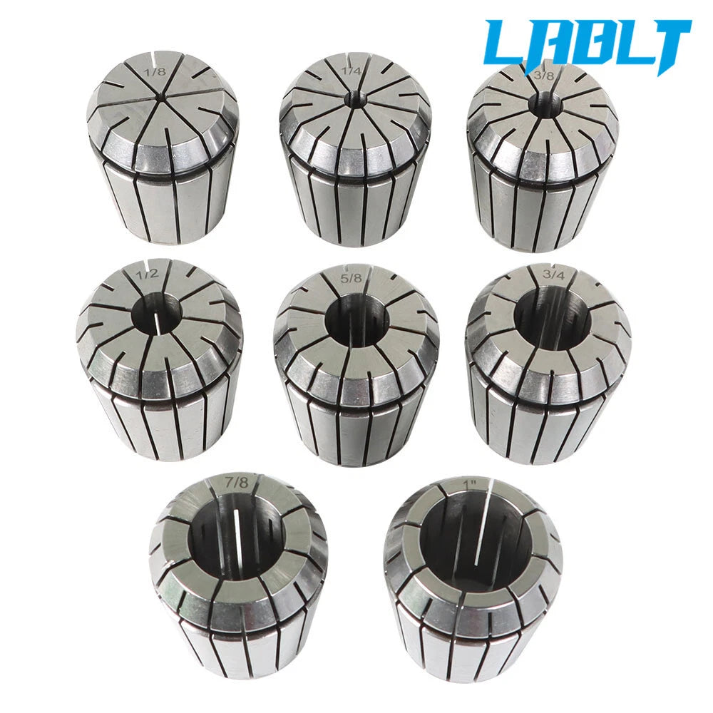 10 Pack ER-40 Spring Collet Chuck Set for Precision Machining (Accuracy .0005")