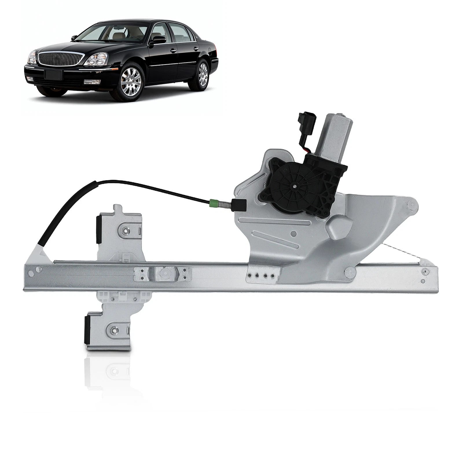 Window Lift Regulator w/ Motor for Buick LeSabre (2000–2005) Front Left 741-762