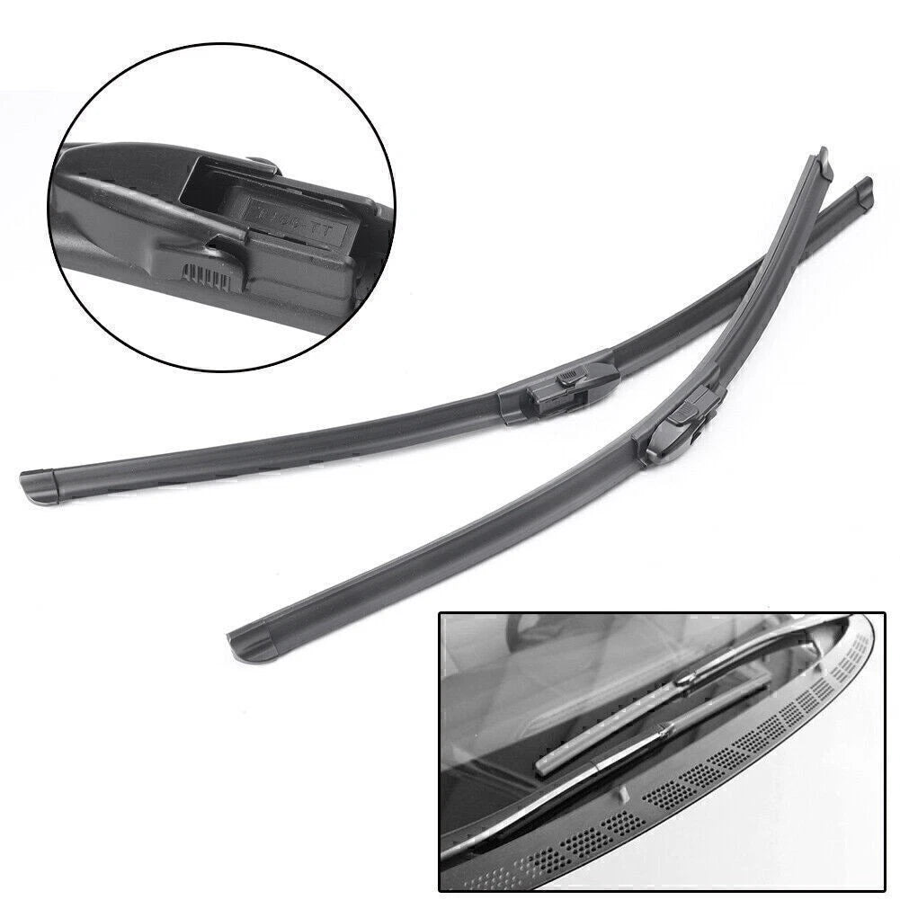 Set of 2 Bracketless Windshield Wiper Blades for Honda Civic (2006–2011) 26" & 23"
