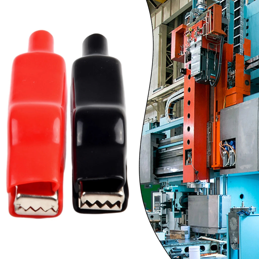 2X Electrical Test Leads Crocodile Clips for DIY Projects