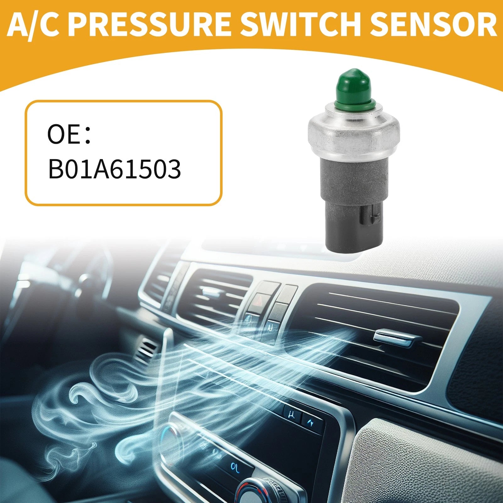 A/C Pressure Switch Sensor for Honda Odyssey (1999–2002) Replacement OEM Style