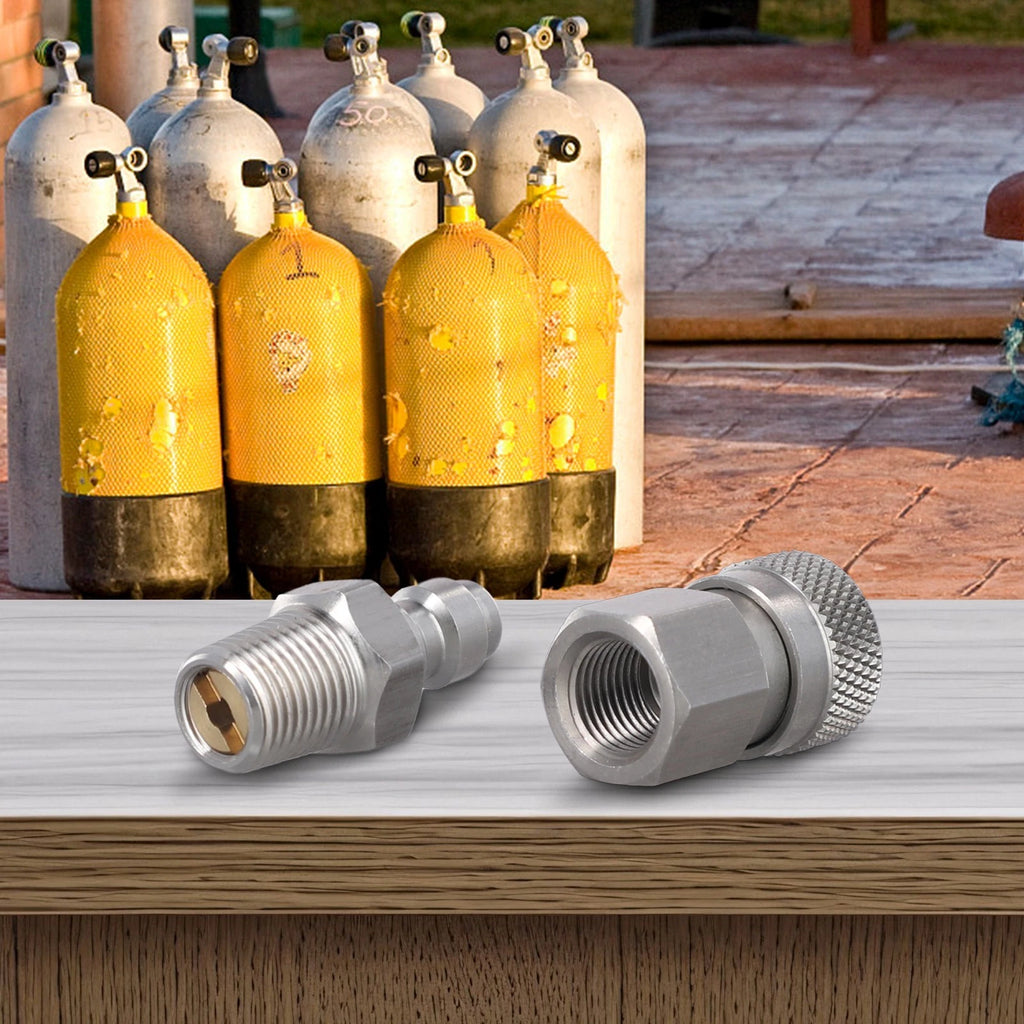 Quick Disconnect Connector Set in Stainless Steel for