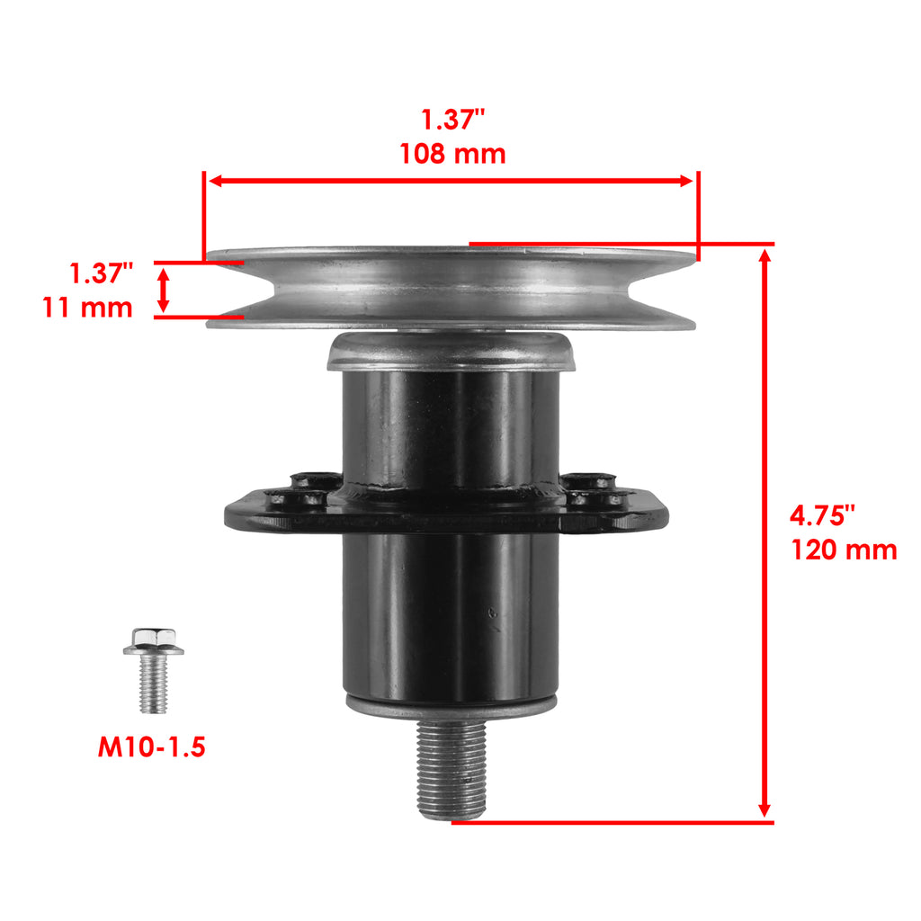 Spindle Assembly Replacement for Ariens Zoom 42 ZT 16HP (2000–2010)