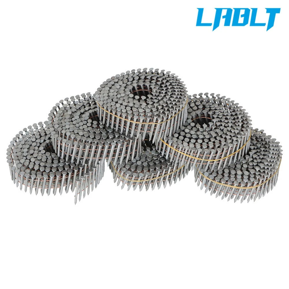 3600x 1-1/4" Galvanized Ring Coil Siding Nails for