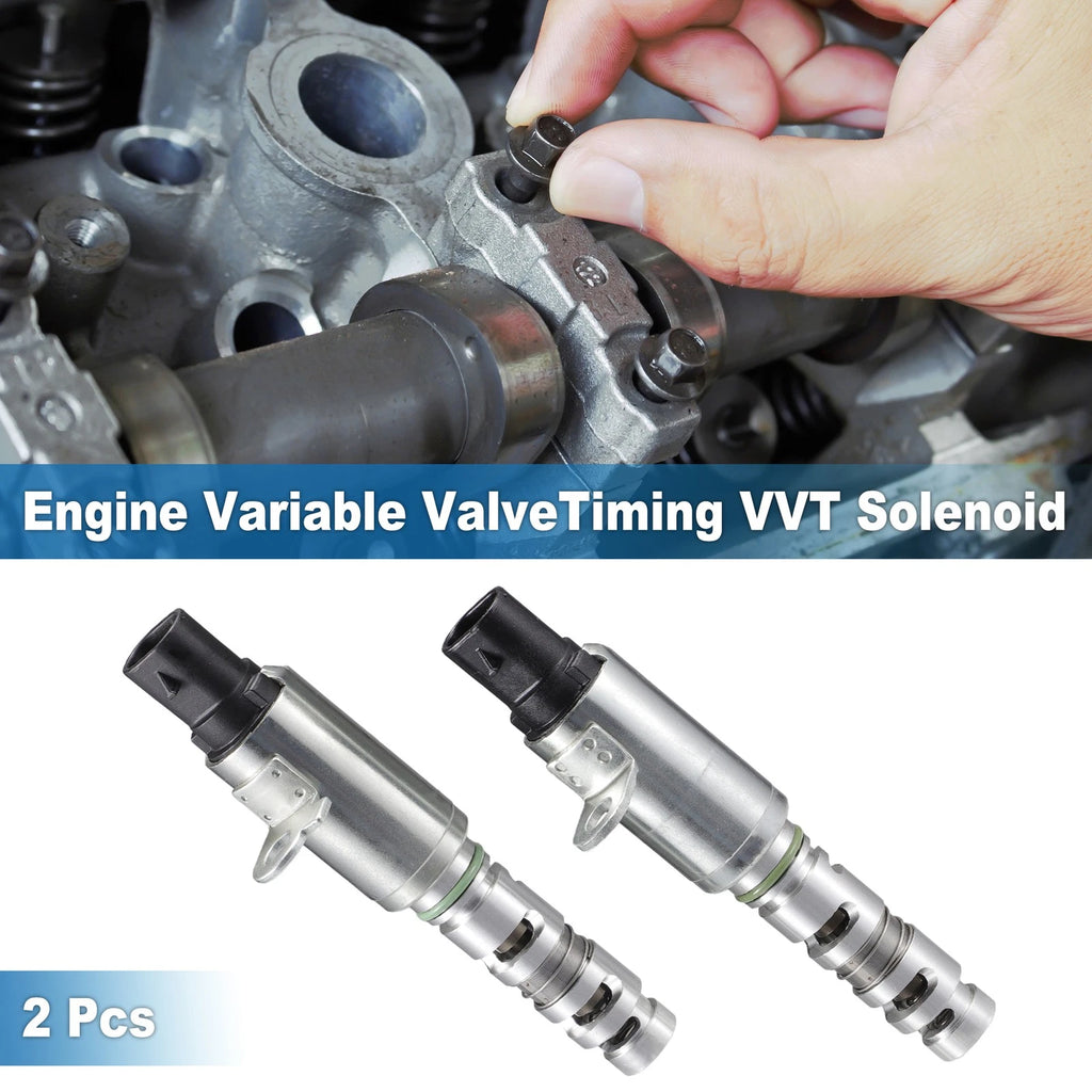 2 Pcs Variable Valve Timing VVT Solenoid Replacement for Hyundai Santa Fe (2011–2018)