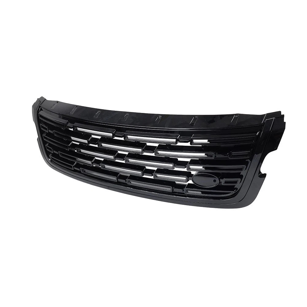 Front Center Radiator Upper Grille Glossy Black for Range Rover Velar (2017–2024)