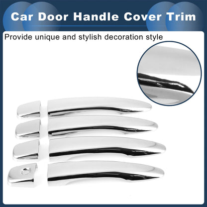 Door Handle Cover Trim for Nissan Rogue (2014–2020) - Silver Tone