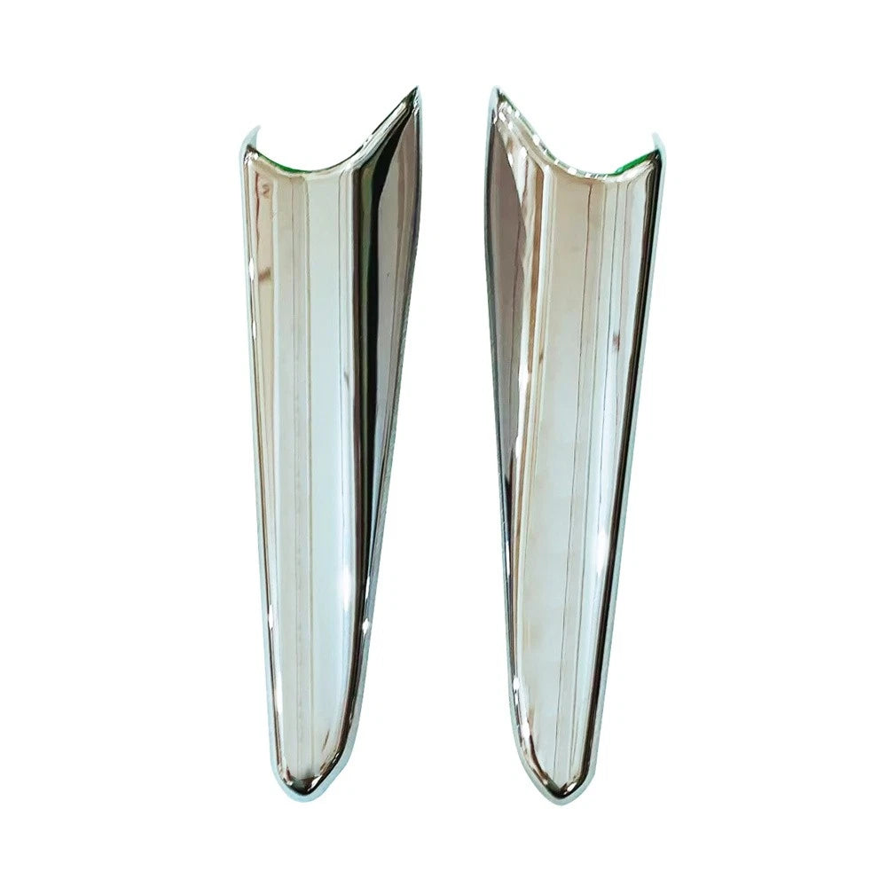 Pair Chrome Fog Light Lamp Molding Trim For Mazda 3 2017-2018 Front Left & Right