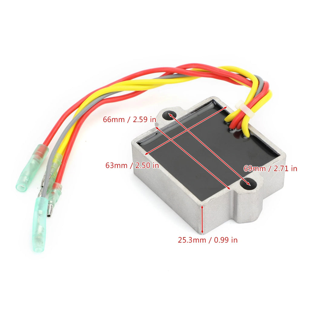 Rectifier Voltage Regulator for Mercury Mariner Outboard (5 Wire, 815279-3)
