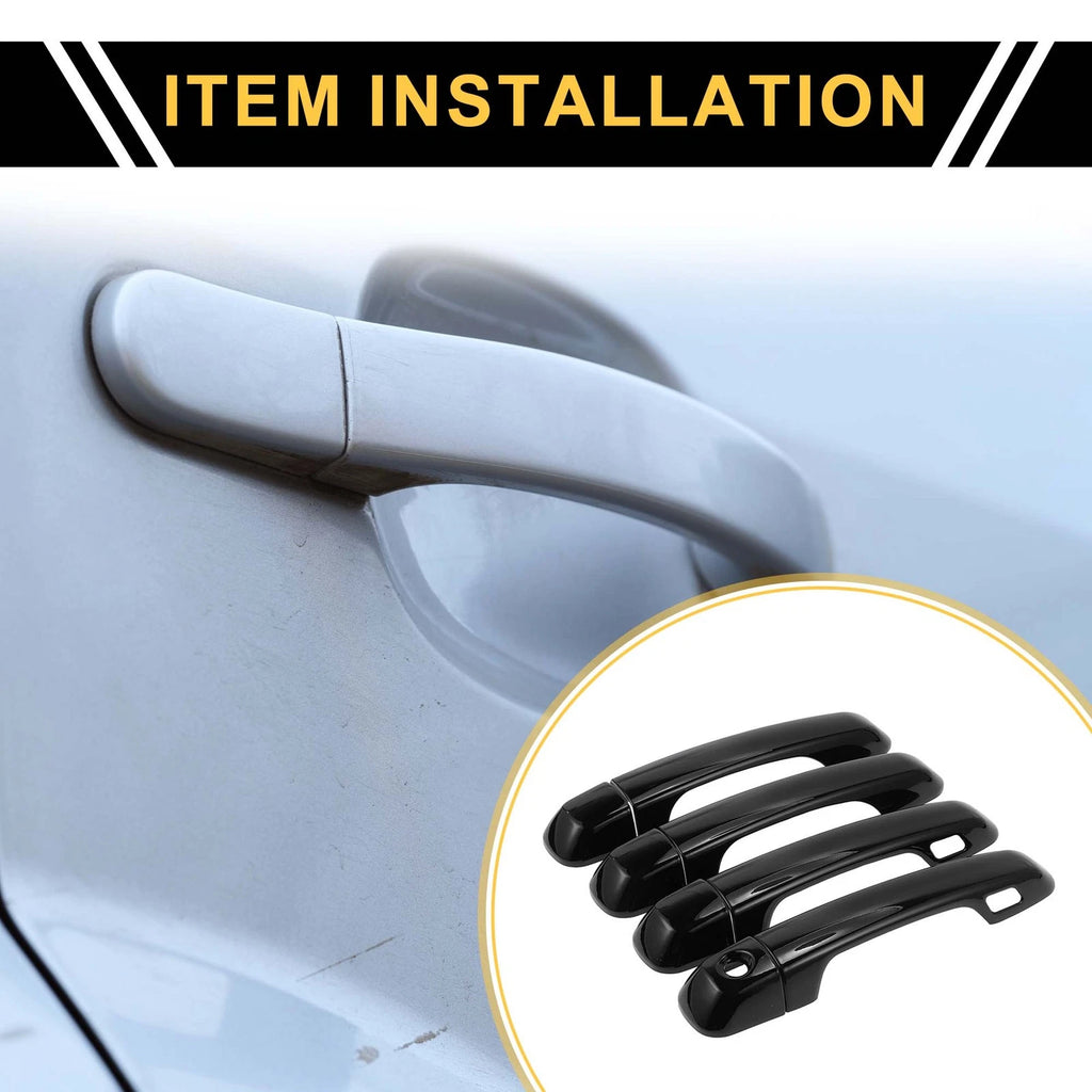 4PCS Exterior Door Handle Covers Replacement for Toyota 4Runner (2010–2019)