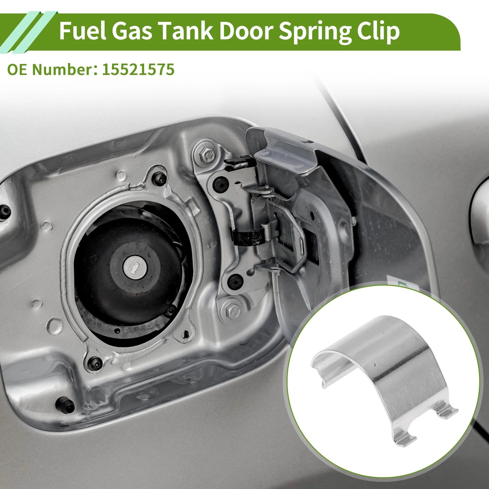 Fuel Gas Tank Door Spring Clip Replacement for Cadillac Escalade (2002–2006)