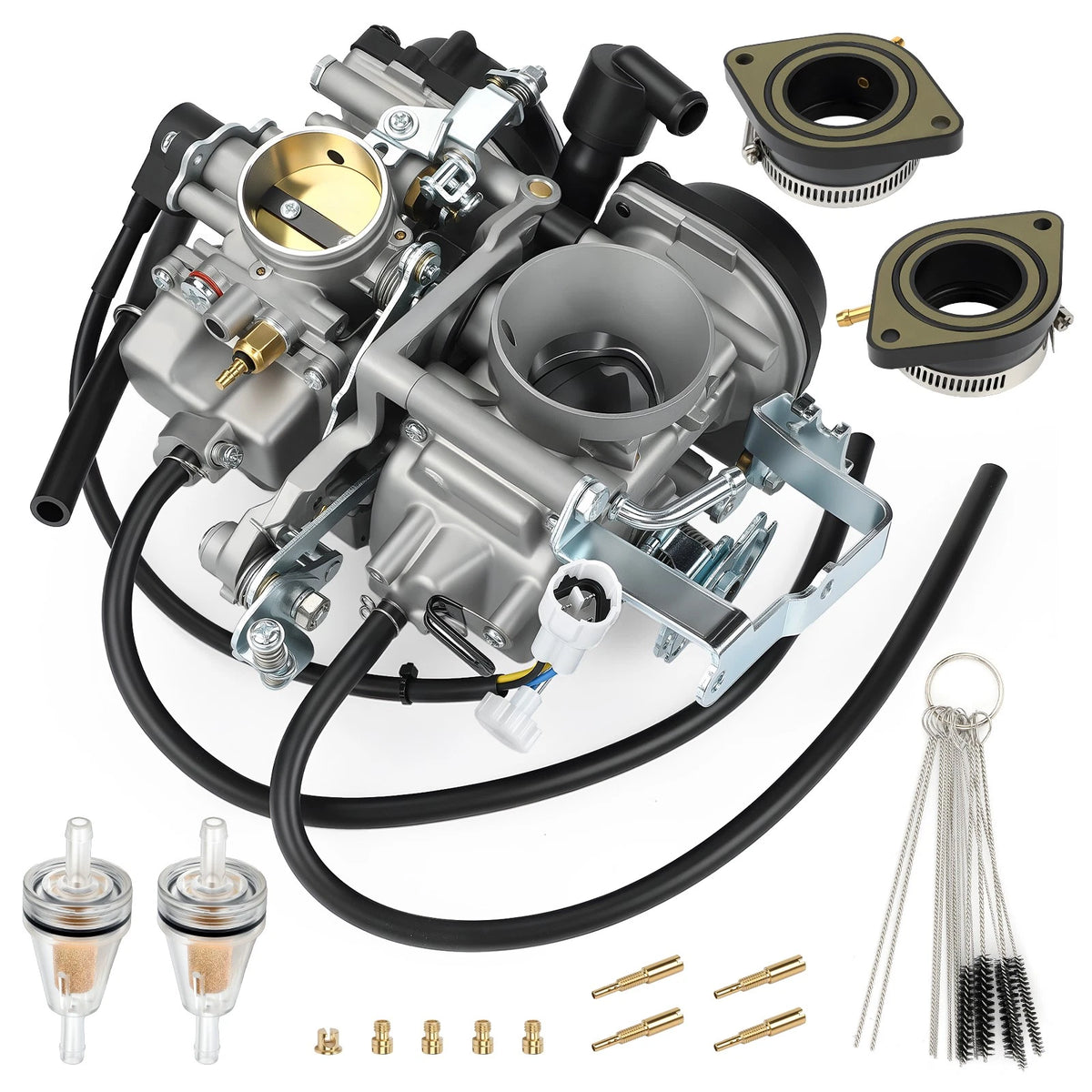 Carburetor with Boots for Yamaha V-Star 1100 Custom XVS1100 (1999–2005)