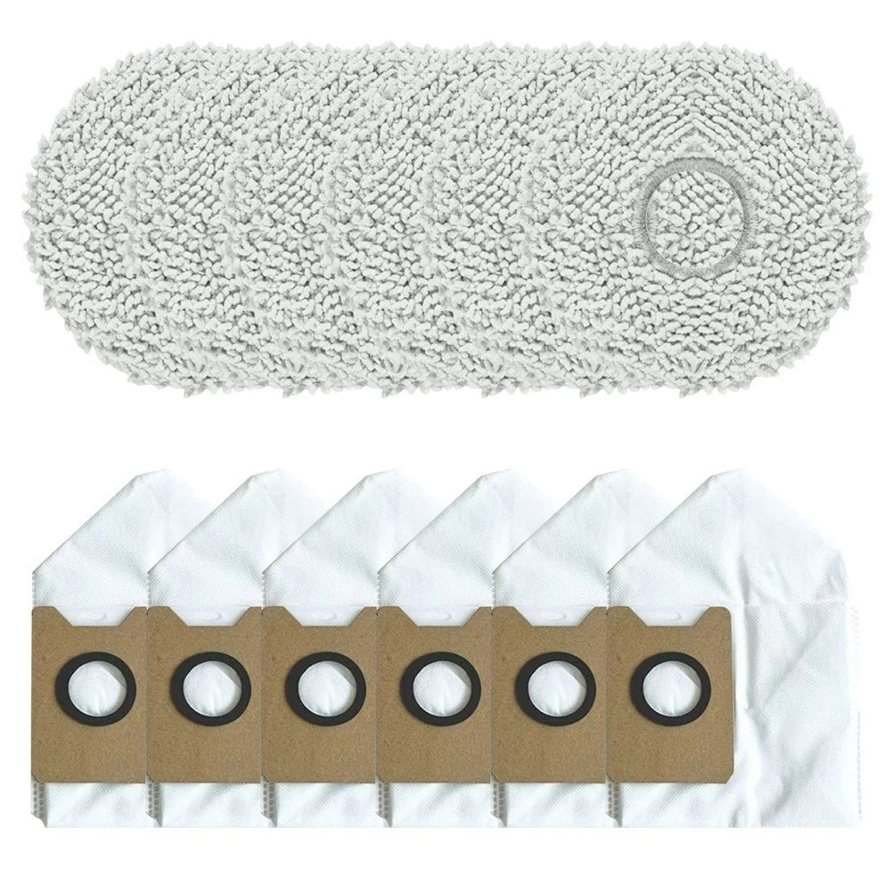Complete Mop Cloth and Dust Bags Set for Airbot X40 Ultra