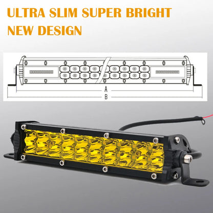 7 Inch Yellow LED Work Light for Car Truck Off-Road
