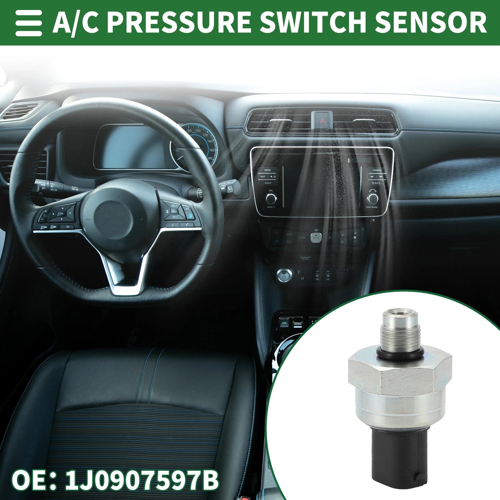 A/C Pressure Switch Sensor for Audi A6 (2005–2008)