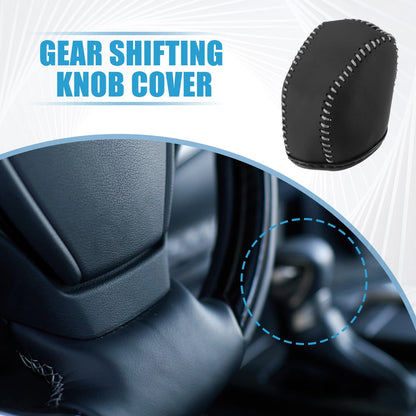 Gear Shift Lever Cover Interior Trim for Lexus NX 250 Black Gray Stitches (2024–2026)