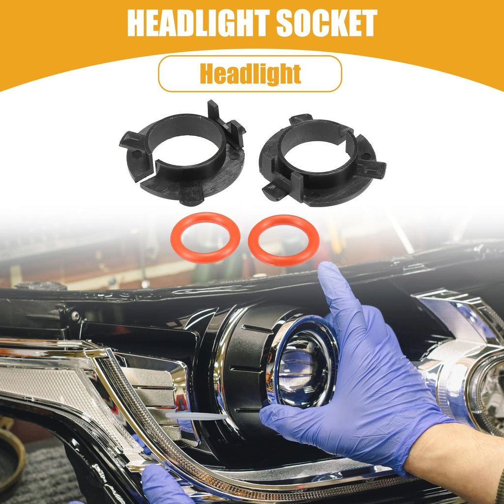 LED Headlight Retainer Holder Pair for Kia (2000–2016)