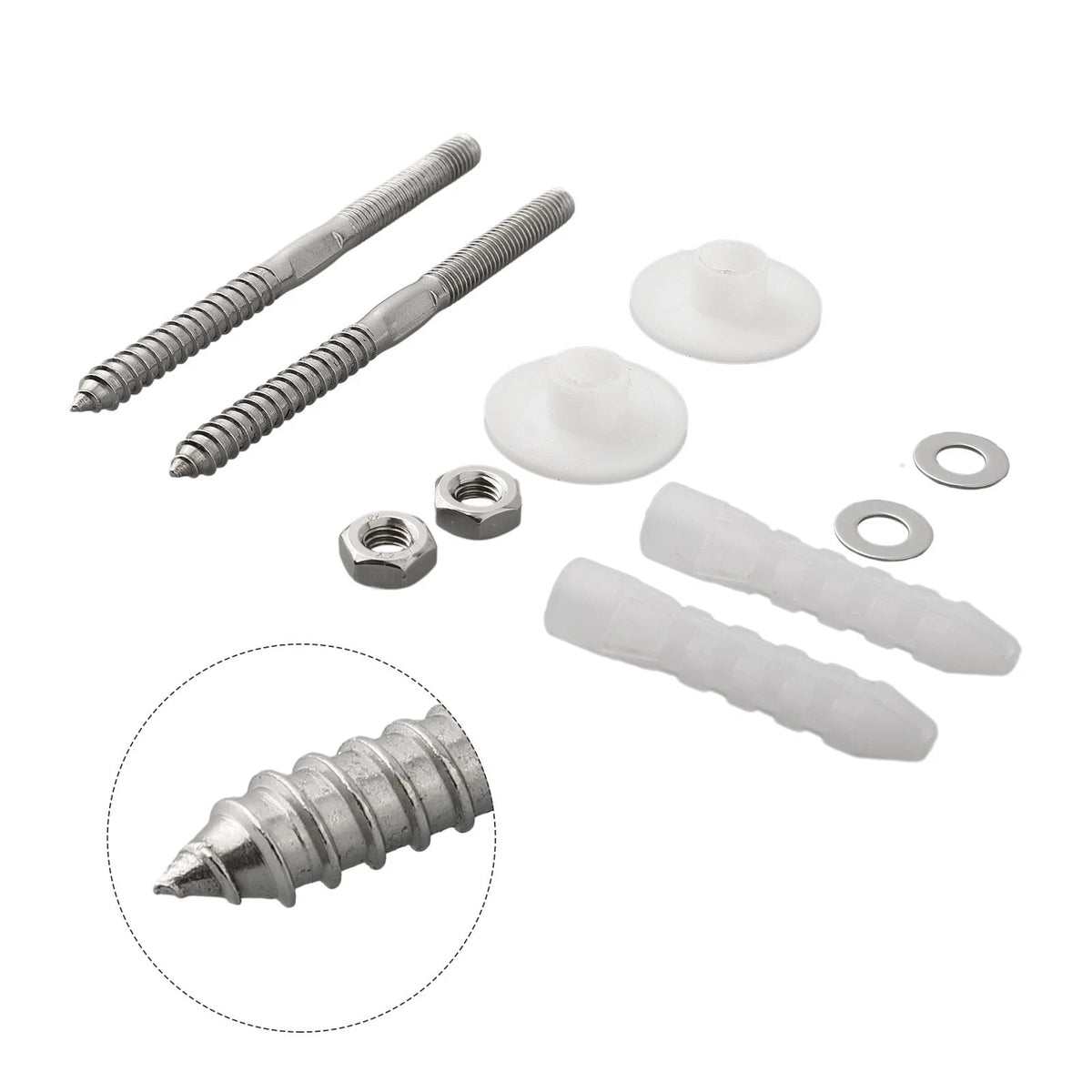 Stainless Steel Fitting Kit for Bathroom Sink Installation