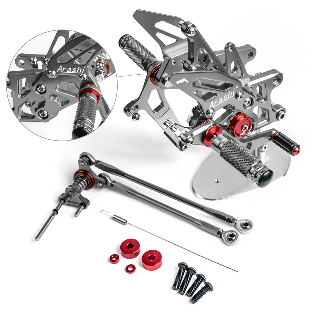 CNC Aluminum Rearsets Footpegs for Honda CBR 600 RR RRA PC40 (2009–2022)