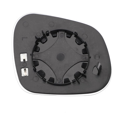 Left White Heated Mirror Glass for SEAT Altea (2007–2018)