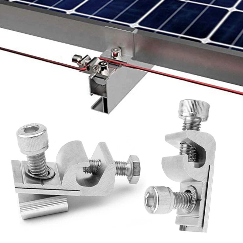 Ground Clamp for Solar Panel Earth Coupling (PV)