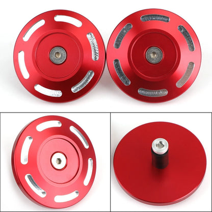2X Red Billet Aluminum Frame Plug Cap for BMW S1000XR (2015–2019) T9